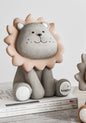 Nordic Lion Vinyl Piggy Bank in Brown or Gray